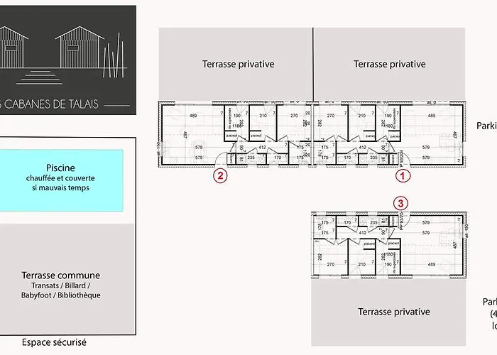 Les Cabanes De Talais فيلة